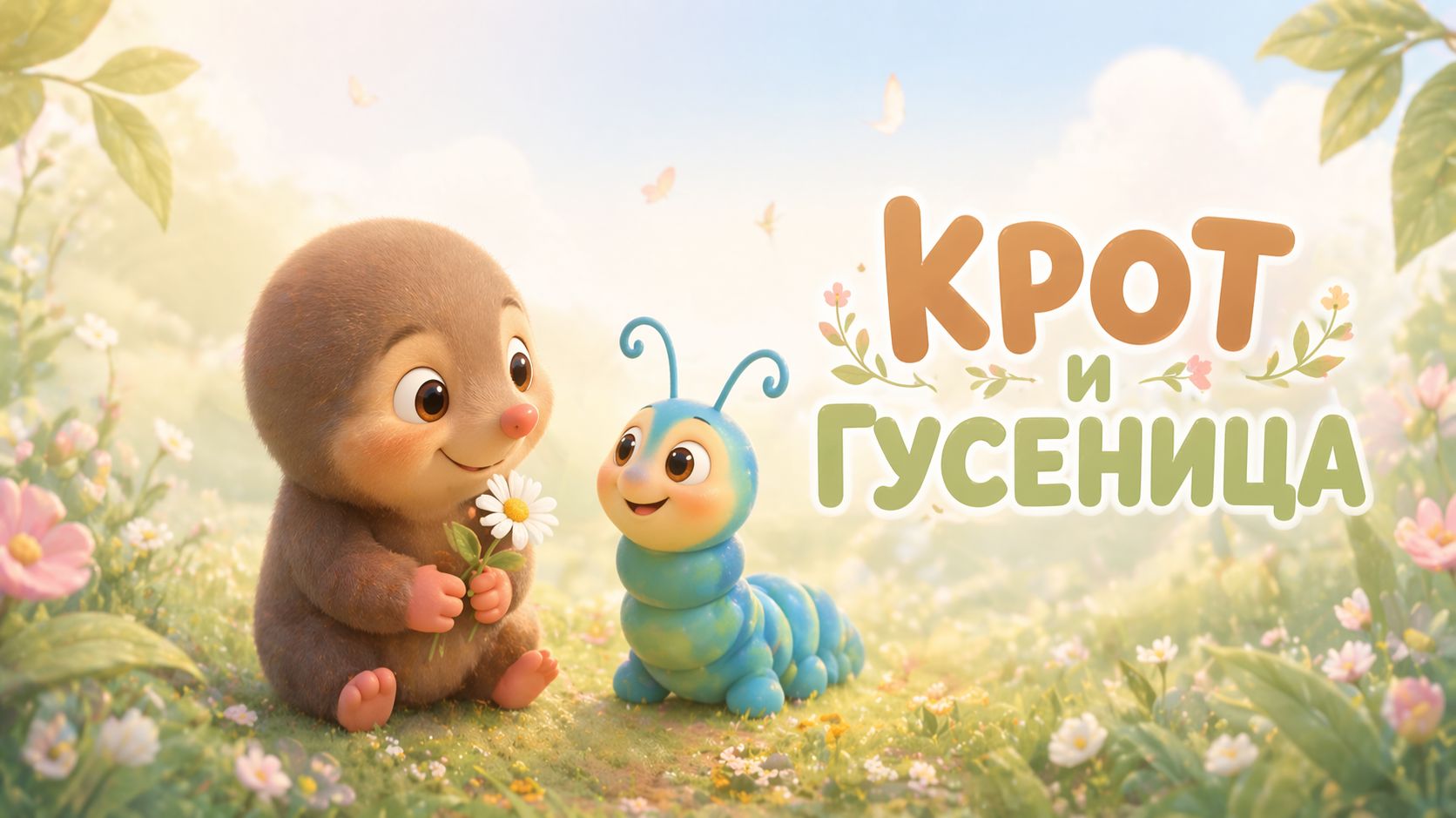 🎬 КРОТ И ГУСЕНИЦА 🐛 | Добрый мультфильм для детей | Новая сказка