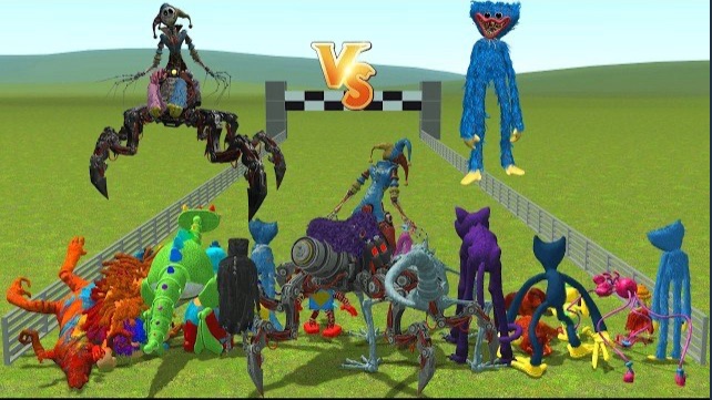 ГОНКА ВСЕХ ПЕРСОНАЖЕЙ ПОППИ ПЛЕЙТАЙМ. КТО САМЫЙ БЫСТРЫЙ???