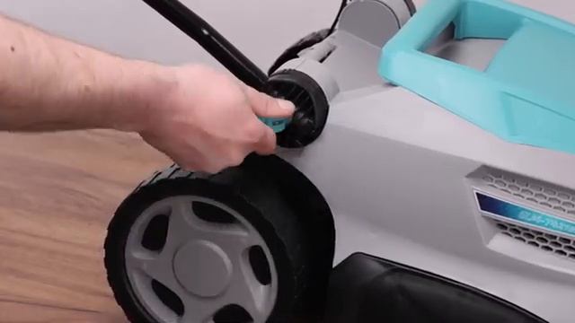 Распаковка и сборка электрической газонокосилки GPT ELM T4218I