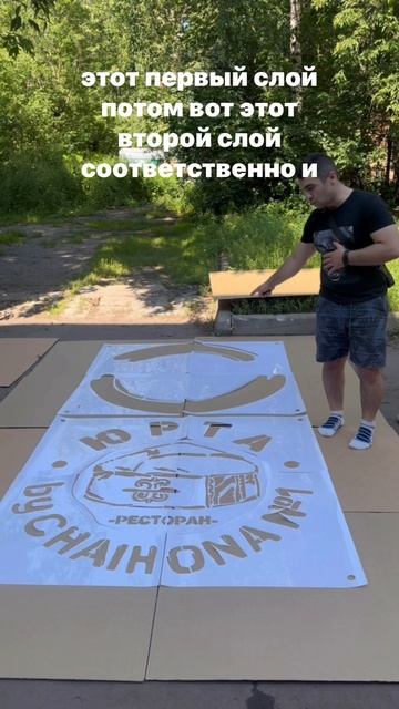 Многоразовые трафареты на заказ.