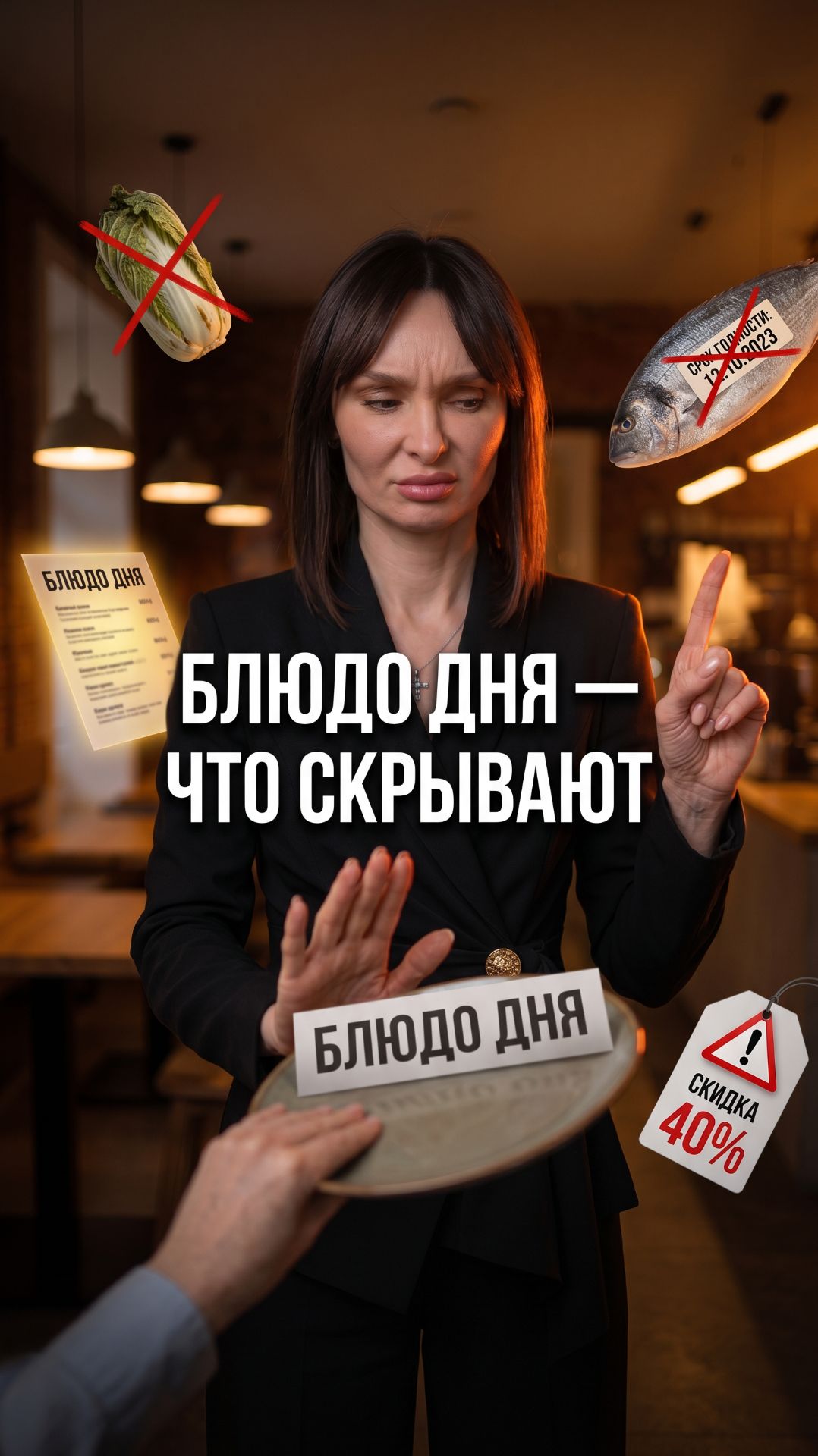 «Блюдо дня» — это не фишка шефа. Это то, что завтра пришлось бы списать.