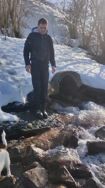 мы на мини водопаде