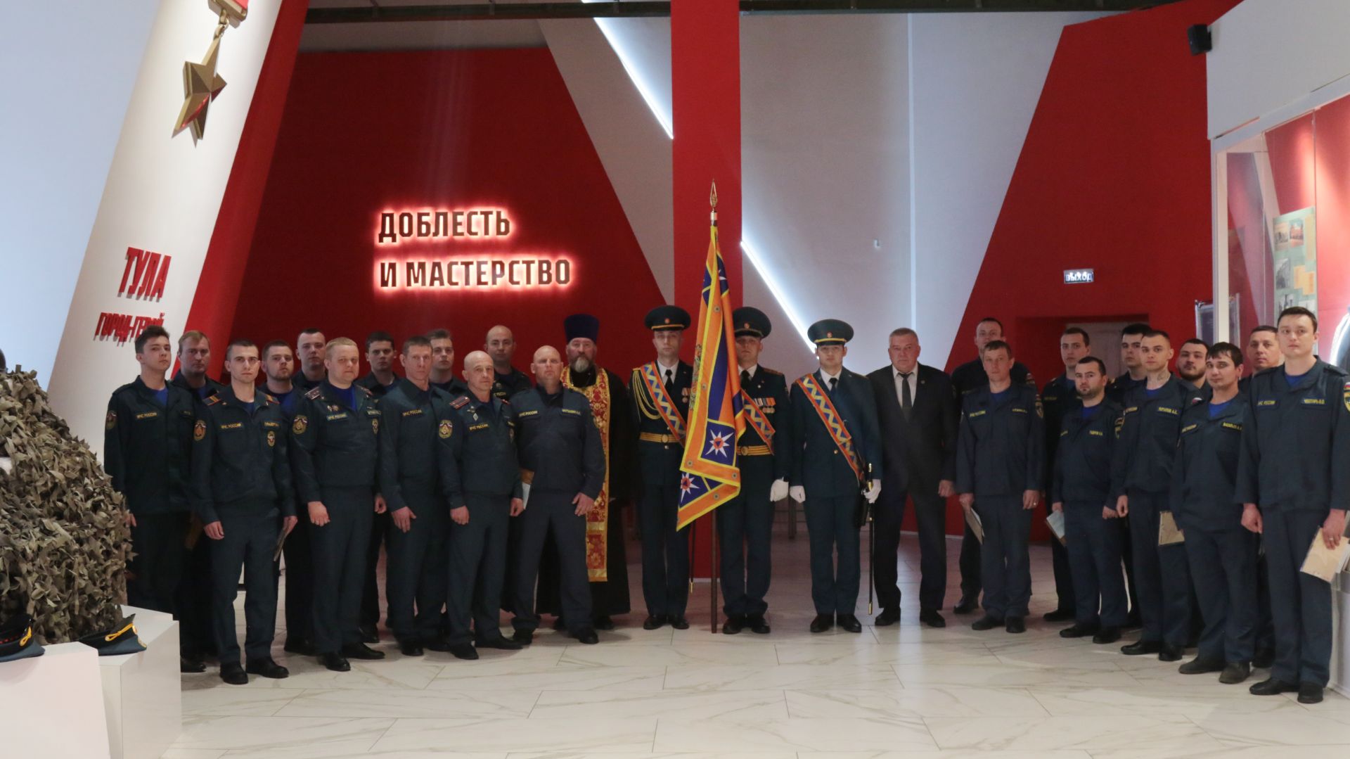 В Тульской области ряды чрезвычайного ведомства пополнились новоиспеченными огнеборцами