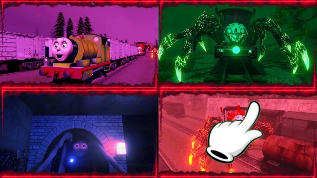 МУЛЬТИКИ ПРО ПАРОВОЗИКИ и Монстров: ПОЕЗД МУТАНТ против ДОБРОГО ПАРОВОЗИКА и ЧЕРНОГО МОНСТРА 🚂👹