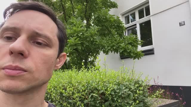 Красивая улица.Тихий район. Дюссельдорф.