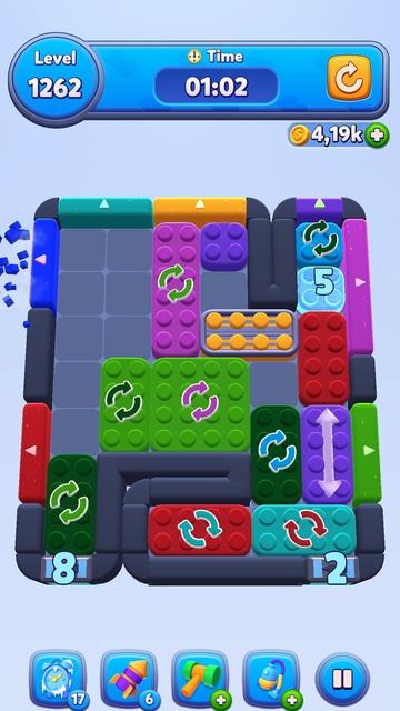 Color Block Jam 1262 Уровень