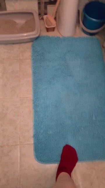 Меняем старый на новый коврик, обновляем