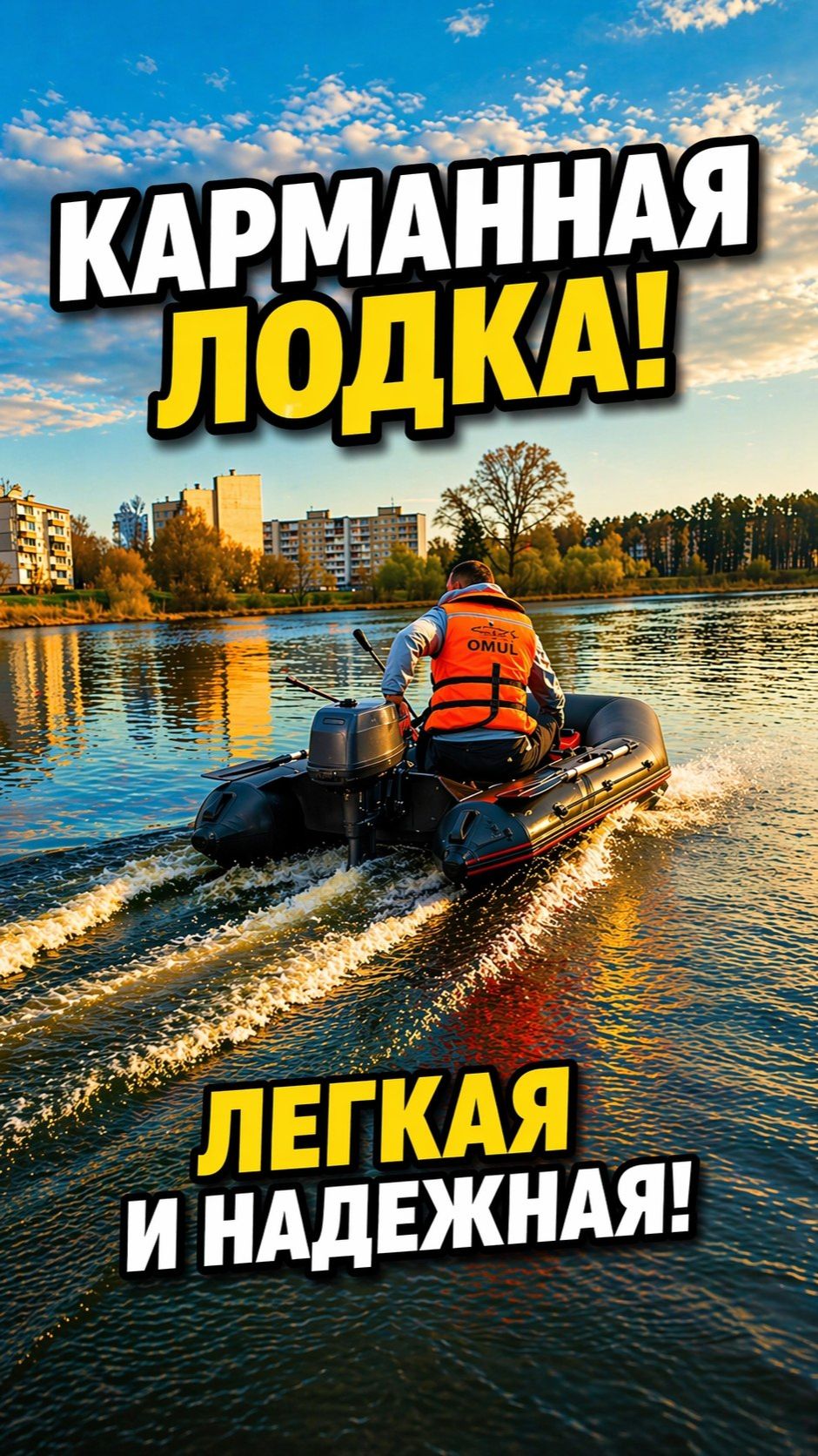 Надежная и легкая лодка! Броня 280с!
