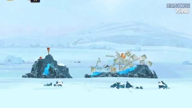 Angry Birds Star Wars - Hoth - level 3-2 Walkthrough