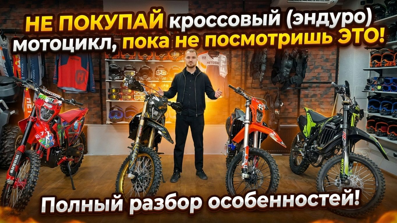 НЕ ПОКУПАЙ кроссовый (эндуро) мотоцикл, пока не посмотришь ЭТО! Полный разбор особенностей!