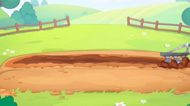 Мультики для детей. Собираем трактор, учим детали. Едем на задание. Мультик про машинки для детей