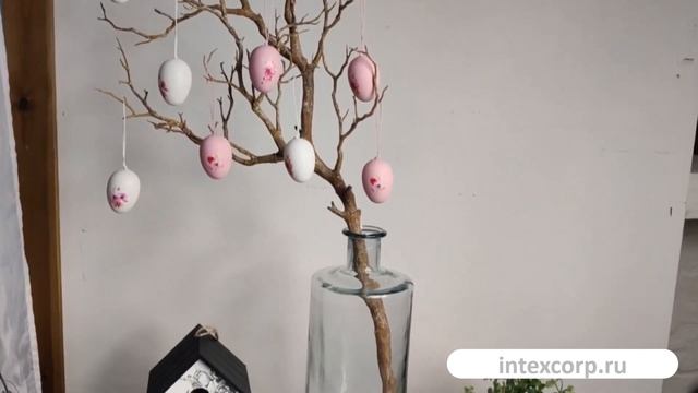 Декоративная ветка ДРИФТ, пластик, тёмно-коричневая, 93 см 1022242