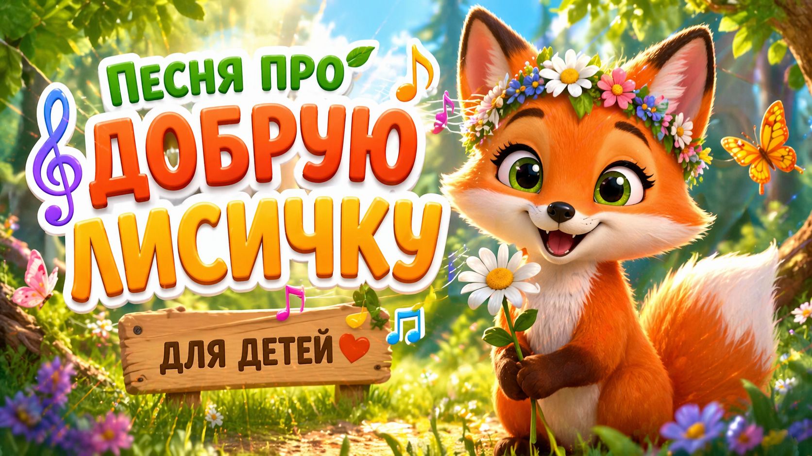 ПЕСЕНКА ПРО НАСТЮ ЛИСИСКУ! ДОБРАЯ ПЕСНЯ ДЛЯ ДЕТЕЙ