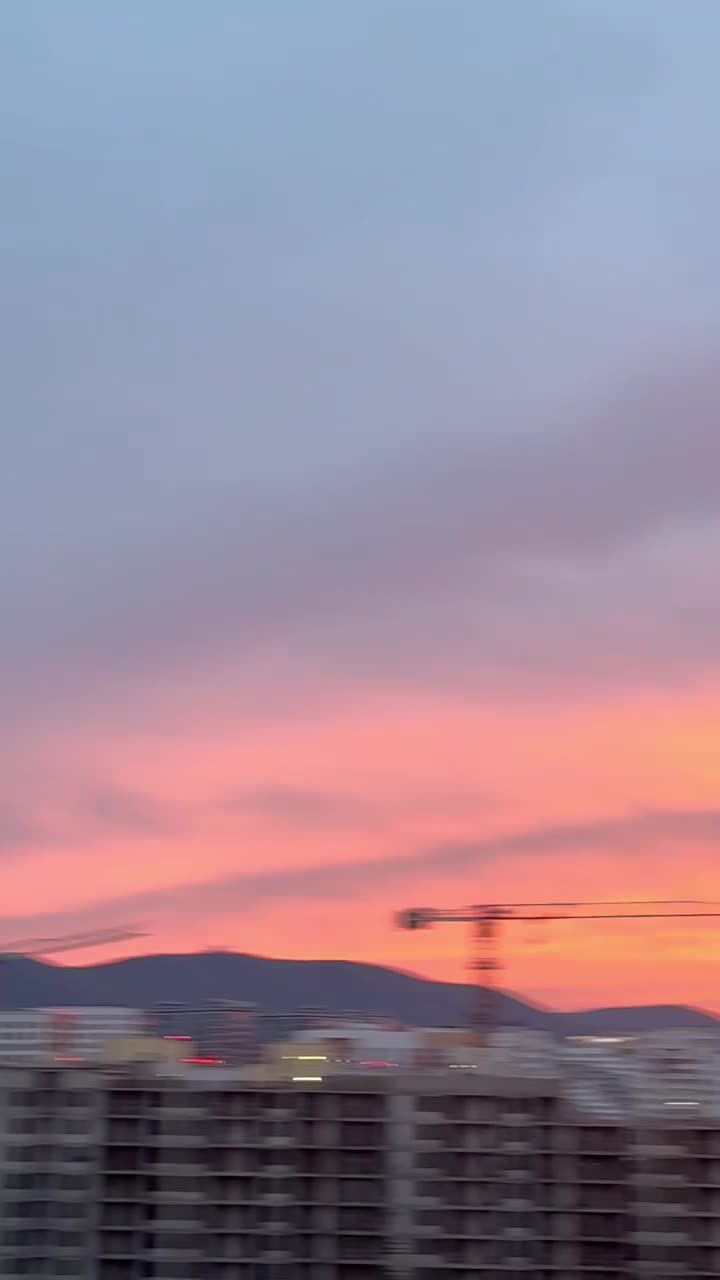 Невероятно красивый закат сегодня