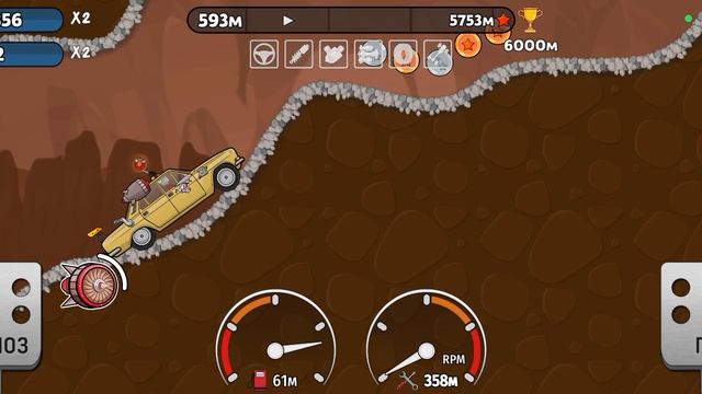 Гоняю на Волге в игре Hill dash racing 🏎️😂🥳👍