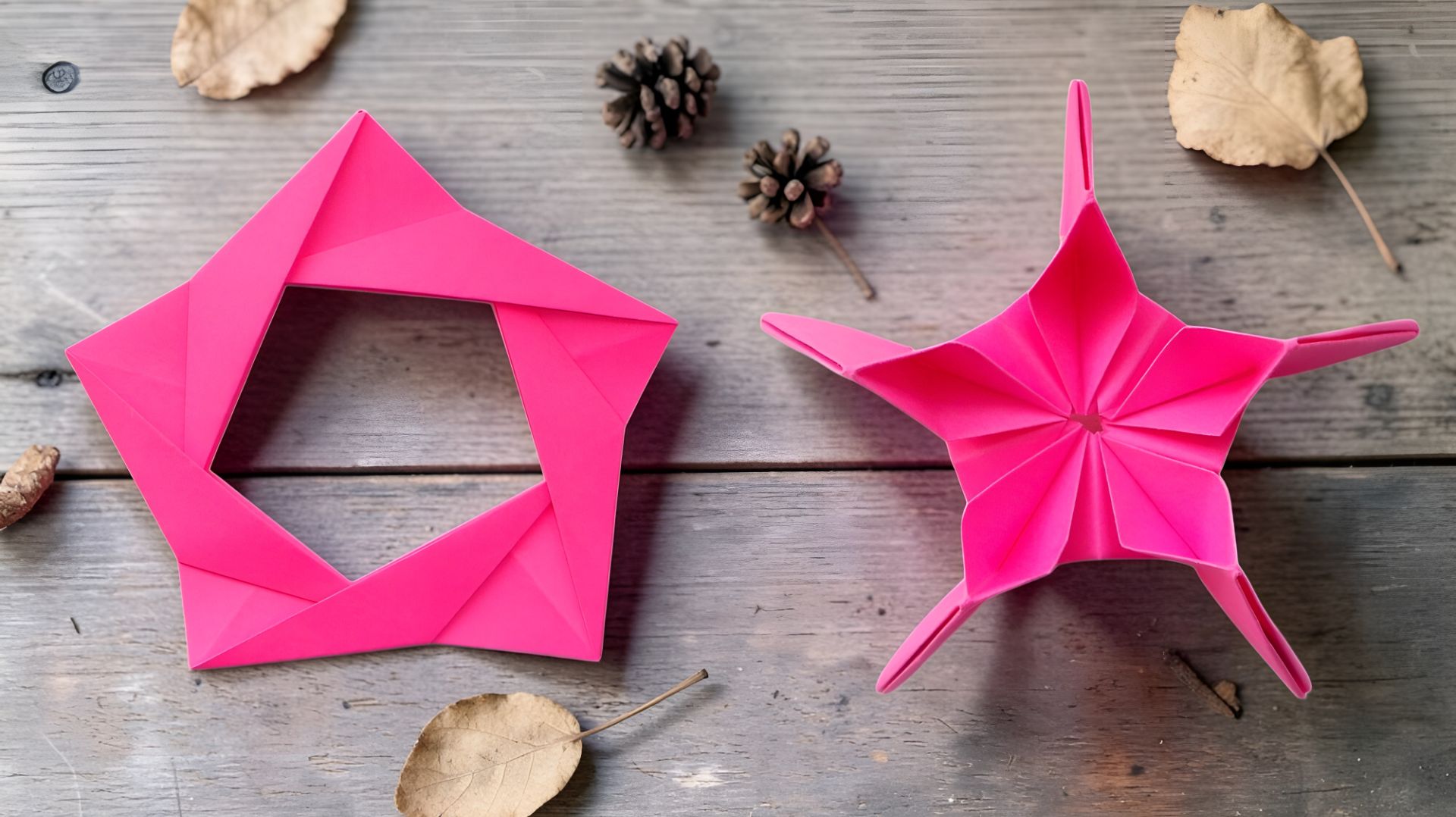 Объемная звезда из бумаги своими руками ⭐ Как сделать звезду на 9 мая