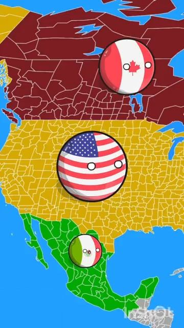 США всех разбудила а потом курица #countryballs