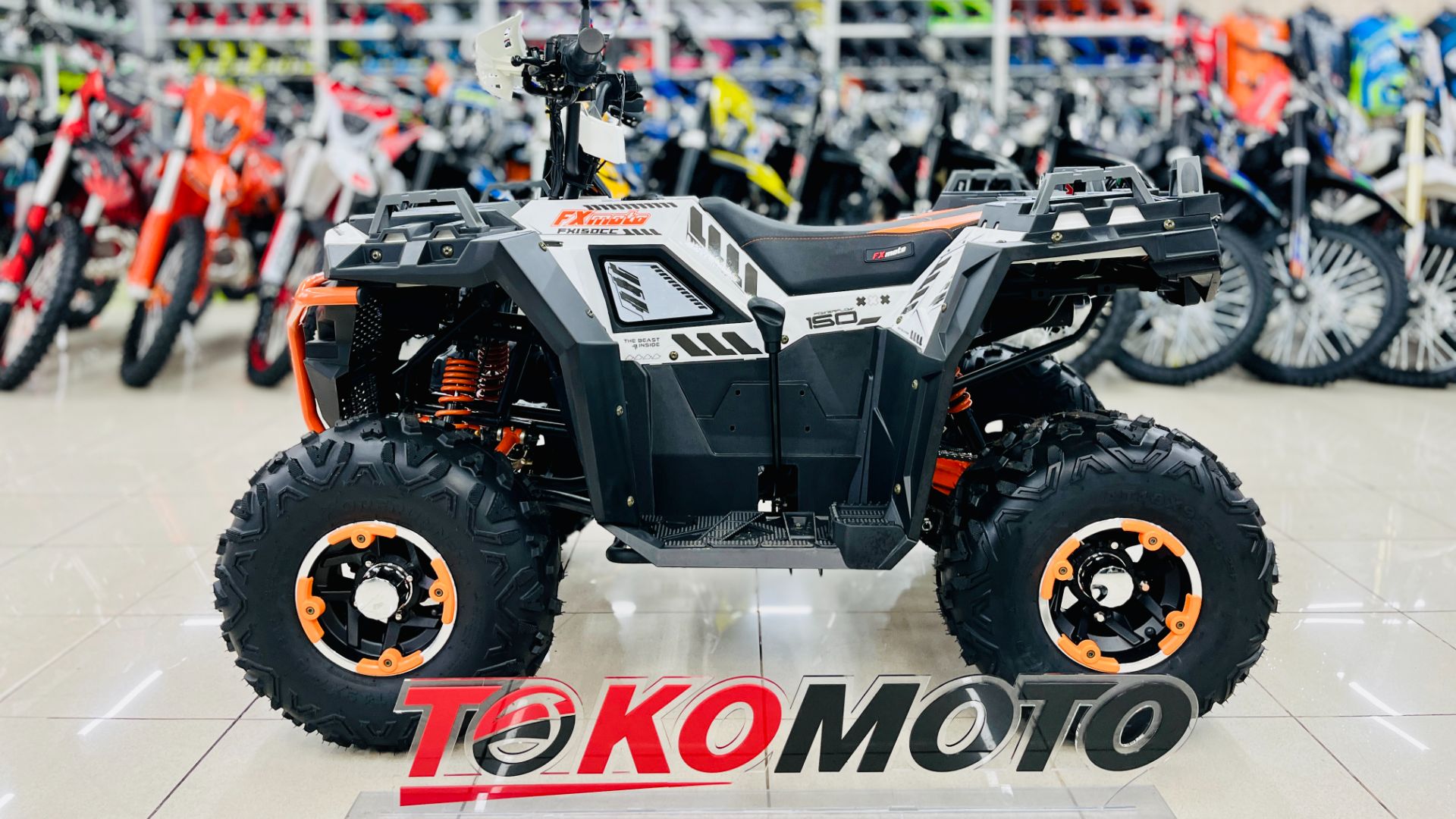 Комплект для сборки FX MOTO ATV SS150-1 (бело-оранжевый) ВИДЕО