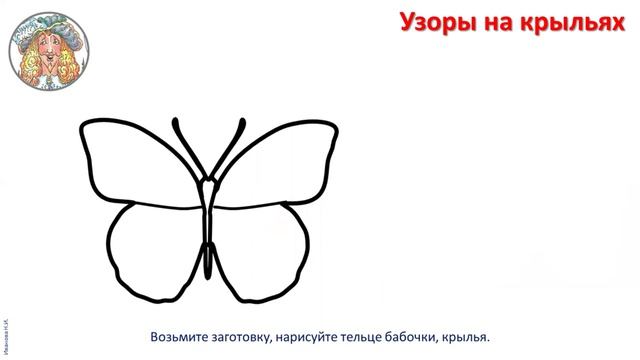 Узоры на крыльях