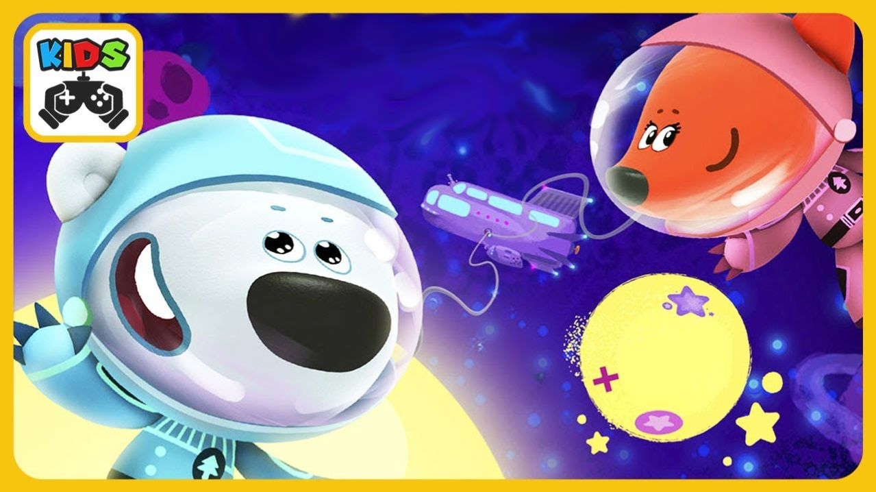 Ми-ми-мишки в космосе на корабле. Мимимишки на Планете Пиратов. Мультик игра для детей