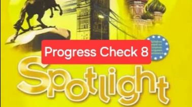 Spotlight 5 (Спотлайт 5), Учебник, Progress Check 8, стр. 104.
