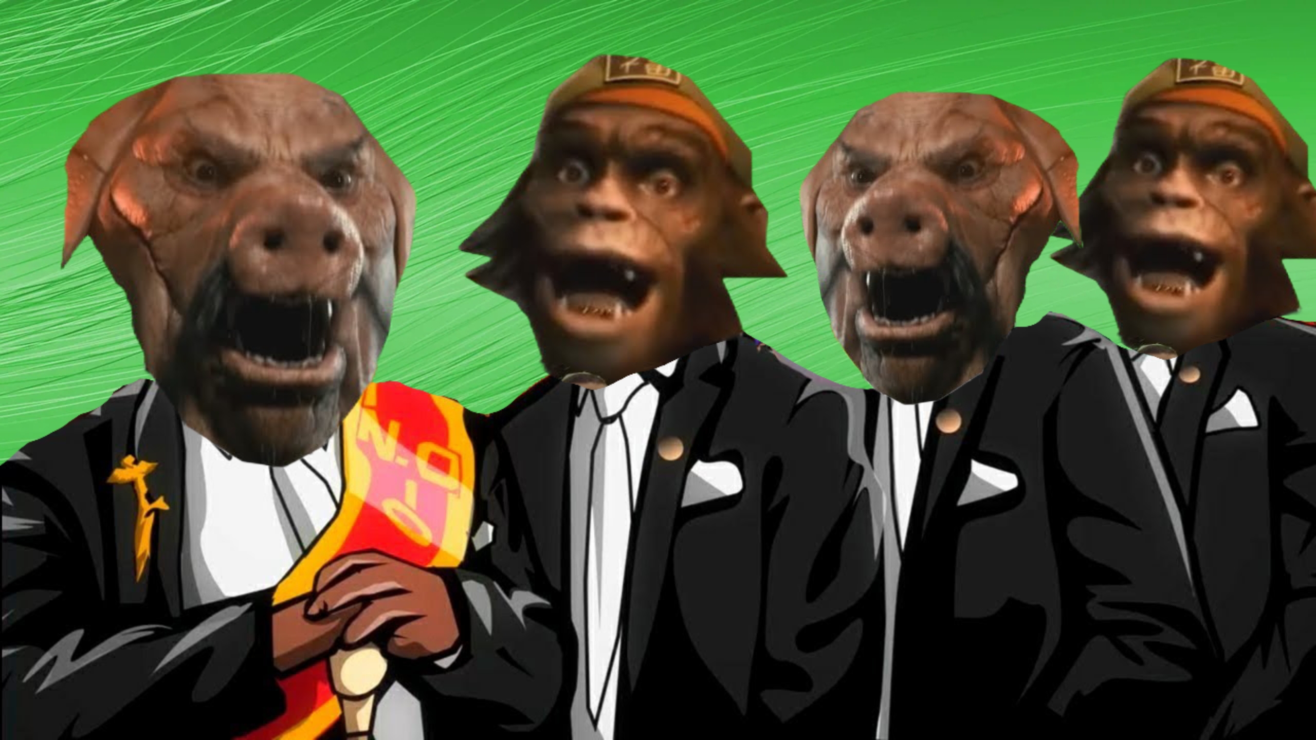 The pig boss asks for a golden thing, but the monkey brought a chocolate one - Coffin Dance (Cover)
