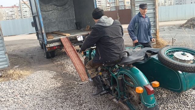 перевозка мотоцикла с коляской на газели