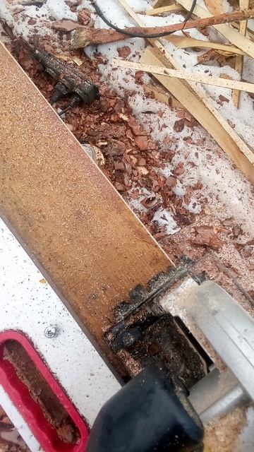 я считаю это более точное обрезать горбыль