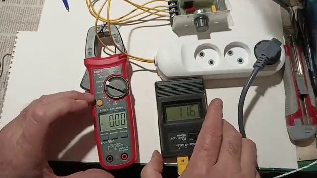 119. Регулятор мощности 4 кВт на симисторе ВТА41-600В Проверка на реальной нагрузке   06-30