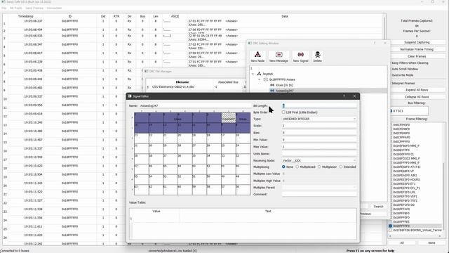 Как создать dbc файл в Savvy Can