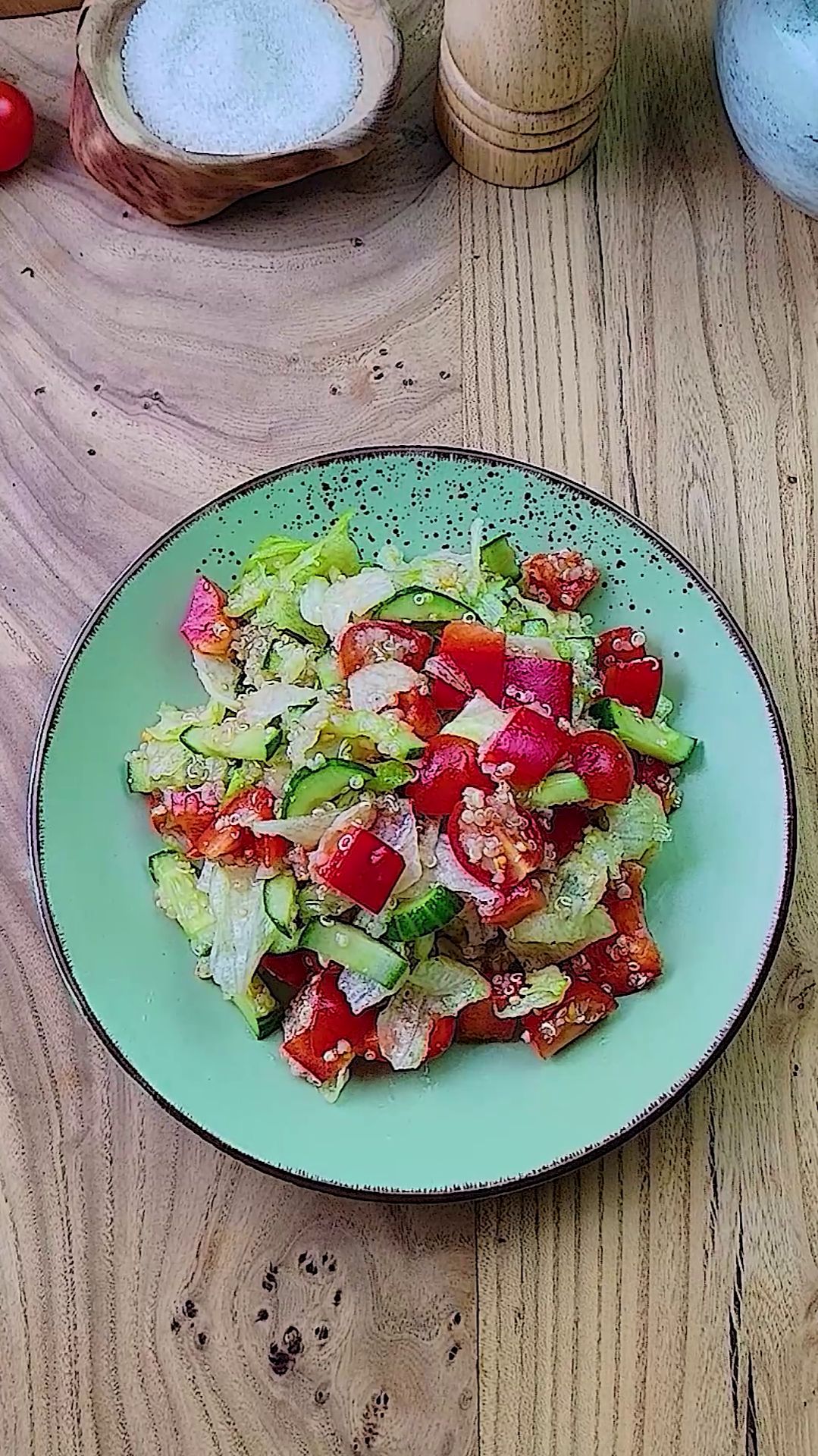 Салат с крупой киноа