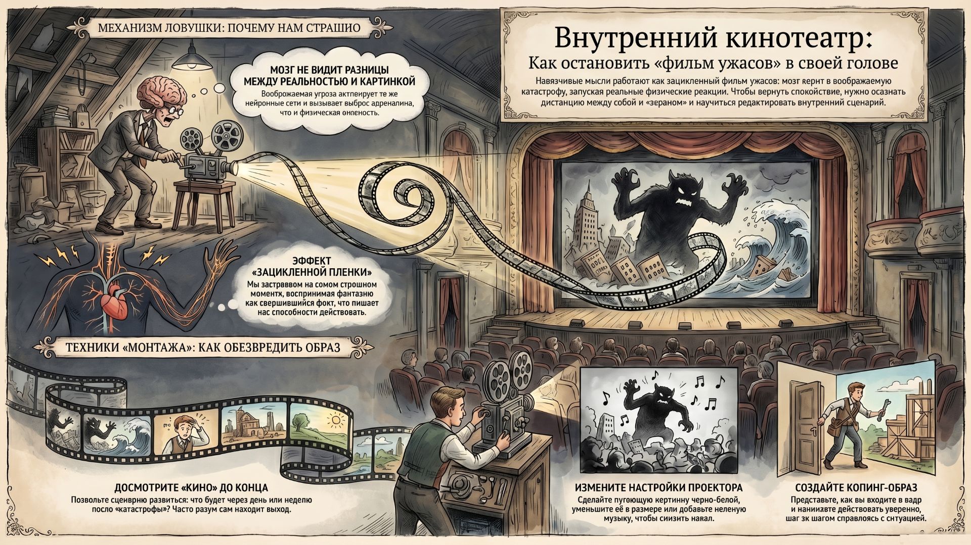 Остановить навязчивые мысли