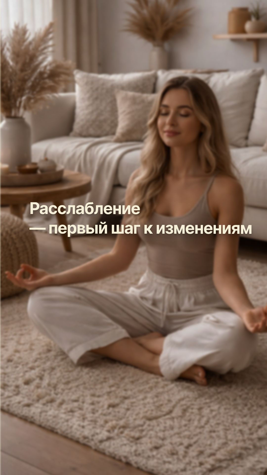 Расслабление — первый шаг к восстановлению тела