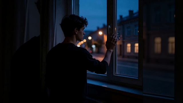 Пальцы скользят по стеклу