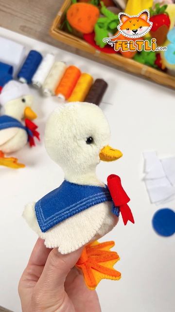 Милый утёнок своими руками / Научу вас шить игрушки 🧸 #своимируками #игрушкиручнойработы #уточка #fe