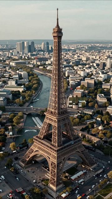 Эйфелева башня: символ Парижа #Париж #ЭйфелеваБашня #путешествия #архитектура