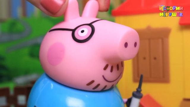 Видео для детей -Мультики для детей с игрушками Плеймобил и Свинка Пеппа