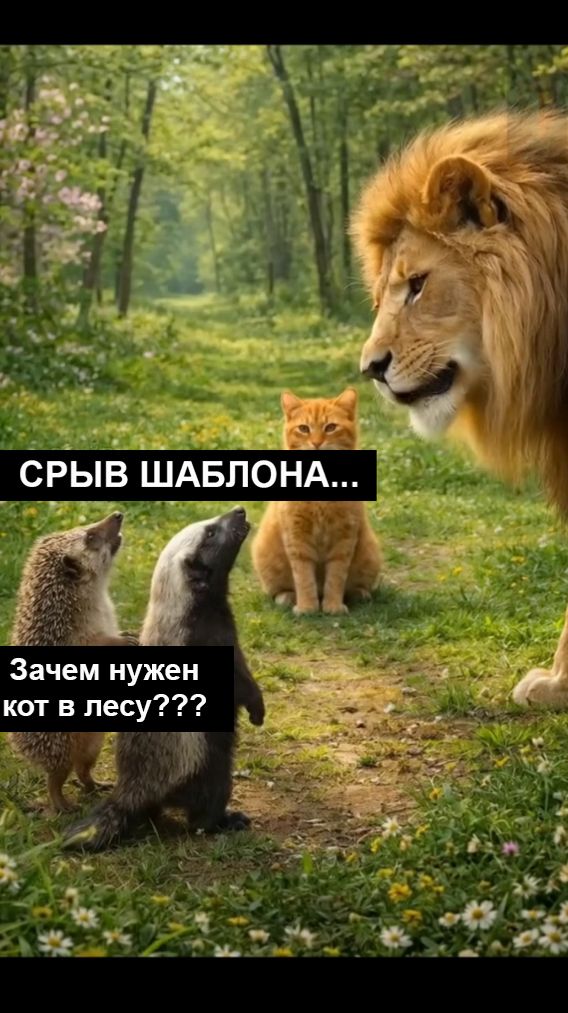 Зачем нужен кот в лесу???