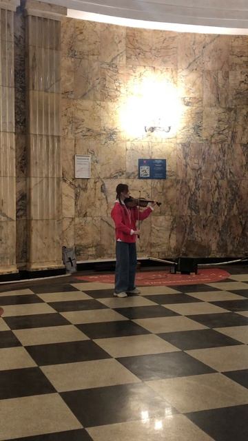 «Опять метель, и мается былое в темноте… две вечности сошлись в один короткий день». Скрипка в метро