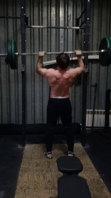 Жим штанги стоя 05.10.2024