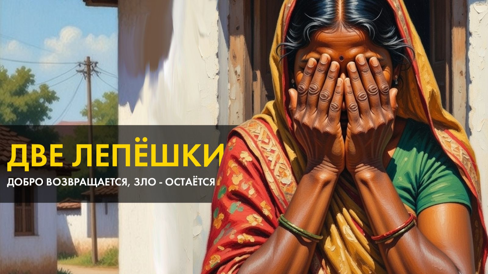 Мудрая притча о двух лепёшках: вот почему не стоит рыть другому яму #притчи #мудрыеистории