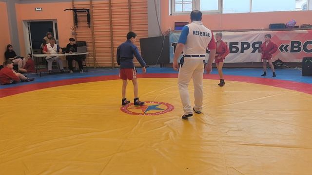 Тимоха с Даней самбо за золото