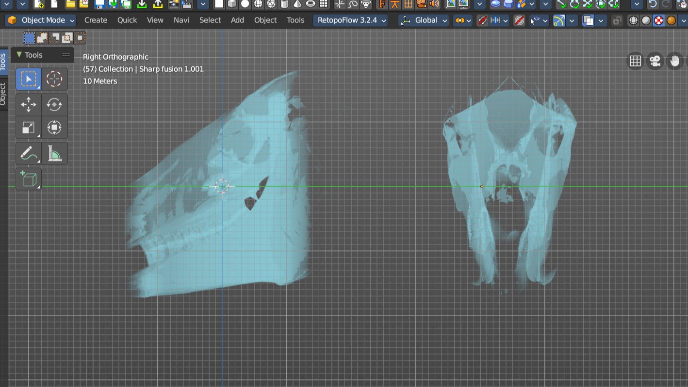 Bforartists Ренген в сцену