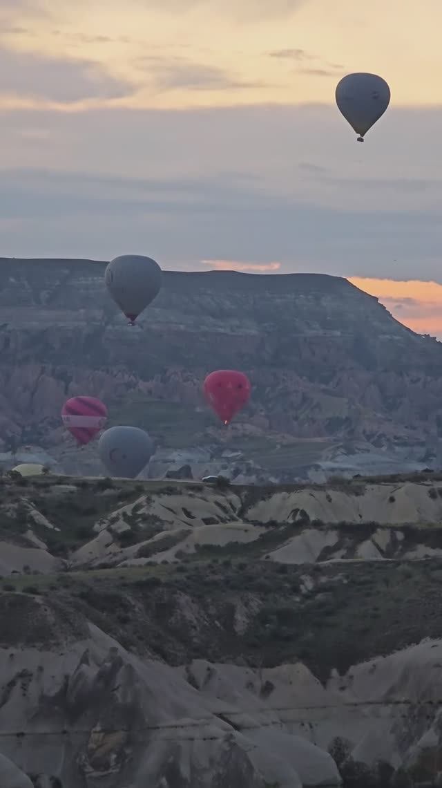 Каппадокия, встречая рассвет, Турция