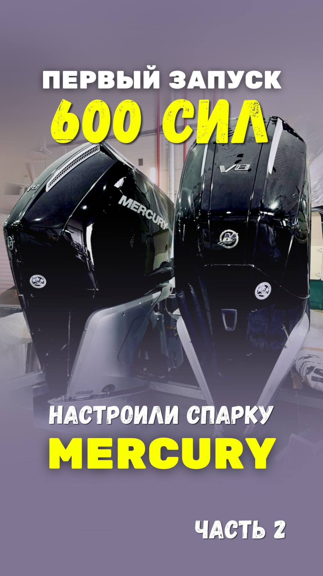Что будет, если объединить спарку Mercury 300 со сторонним подруливающим устройством?