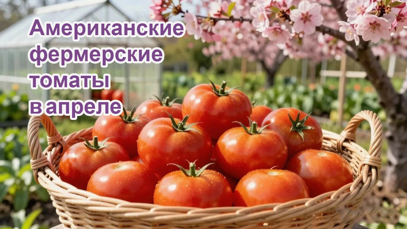 Американские томаты в апреле