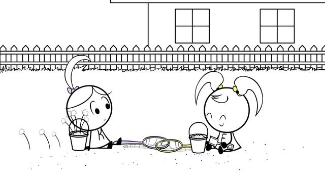 Learn Animals on the Farm! - EK Doodles Twins Emma & Kate Funny Animation