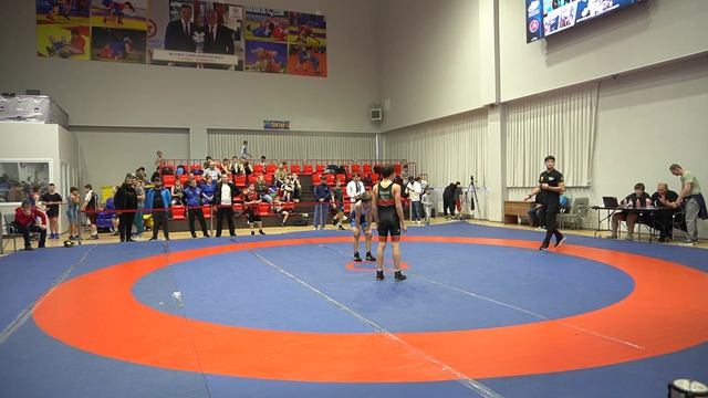 Турнир памяти Комова А.В. Вес 44 кг. Богданов Глеб (Крымский р-н)-Мирошниченко Богдан (Краснодар)