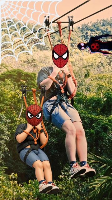 ЧЕЛОВЕК ПАУК - ПОЛЁТ НА ZIP'LINE в КИТАЕ 😁🕷️🕸️👍🕸️🕷️