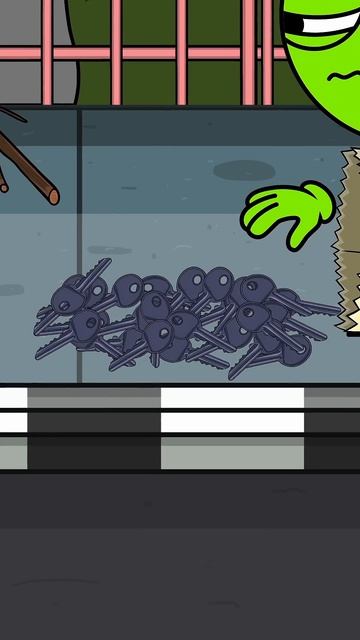 Key Attempt Gone Too Far 🥹😆 #animation #shorts